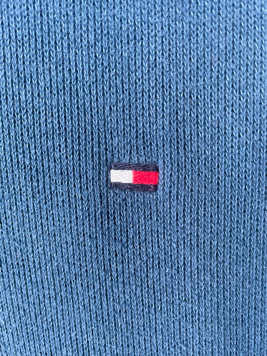 Tommy Hilfiger 1/4 ZIp Knit Jersey  - Small