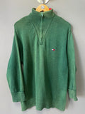 Tommy Hilfiger 1/4 ZIp Knit Jersey - Large