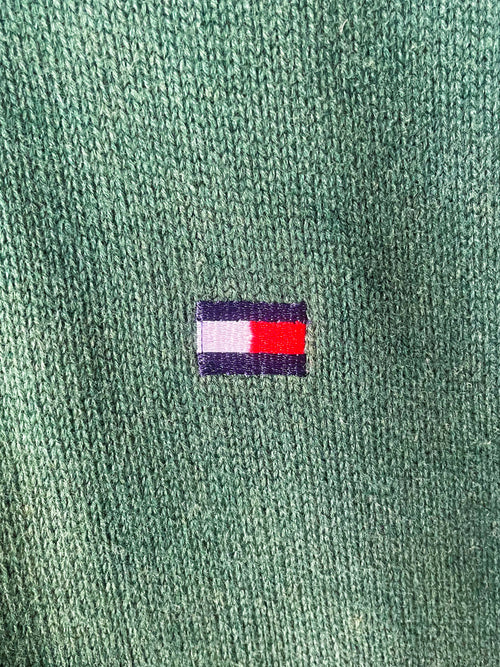 Tommy Hilfiger 1/4 ZIp Knit Jersey - Large