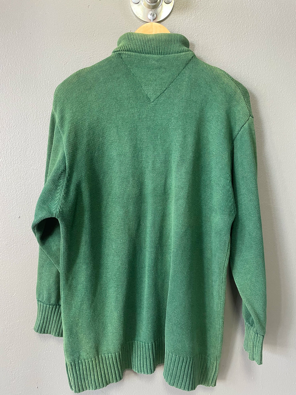 Tommy Hilfiger 1/4 ZIp Knit Jersey - Large