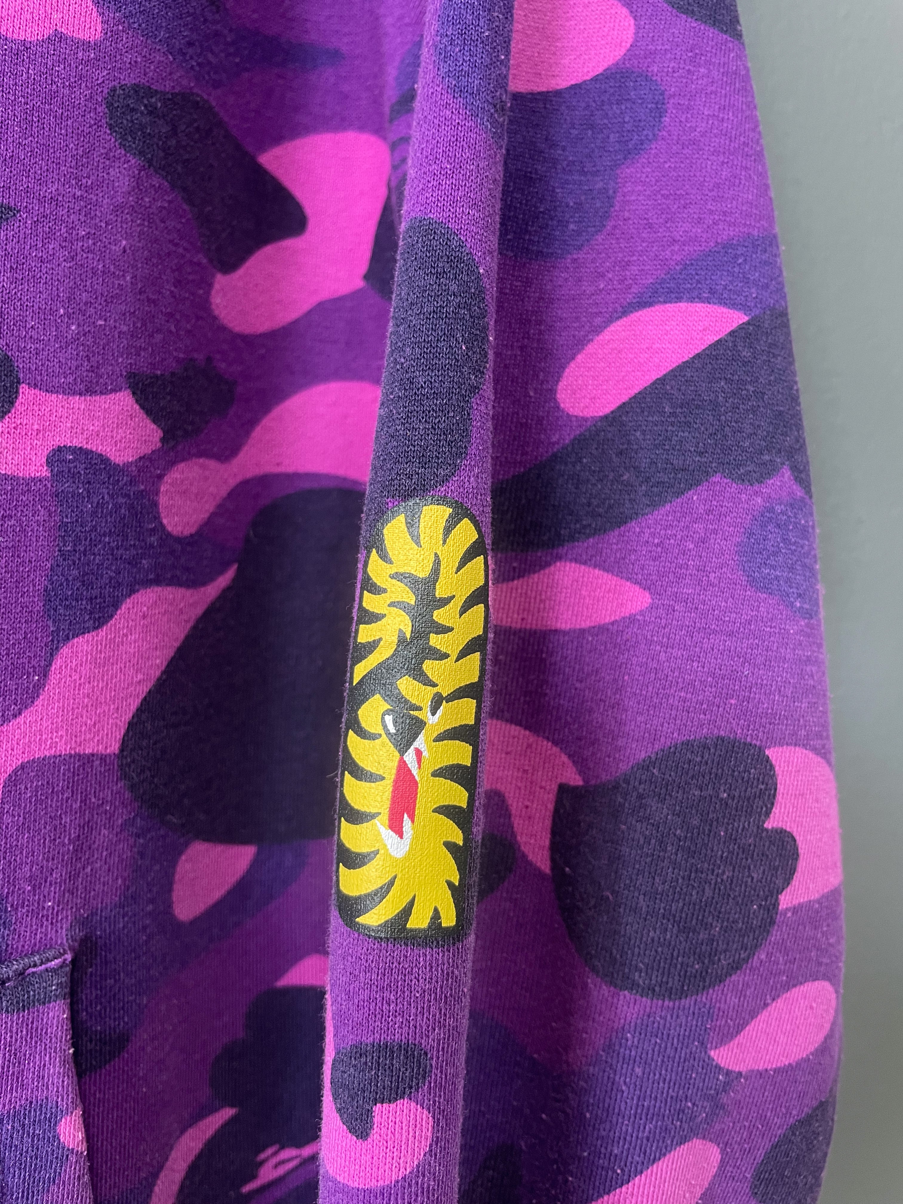 Bape Camo Shark Funthera Militia Zip Hoody - Medium