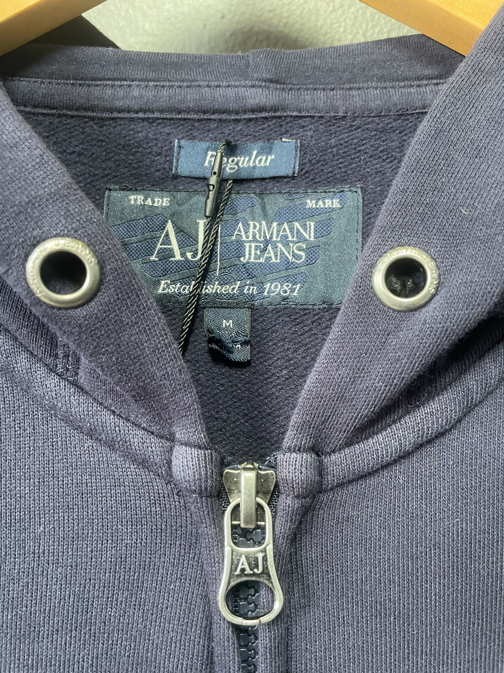 Armani Jeans Zip Hoodie - Medium