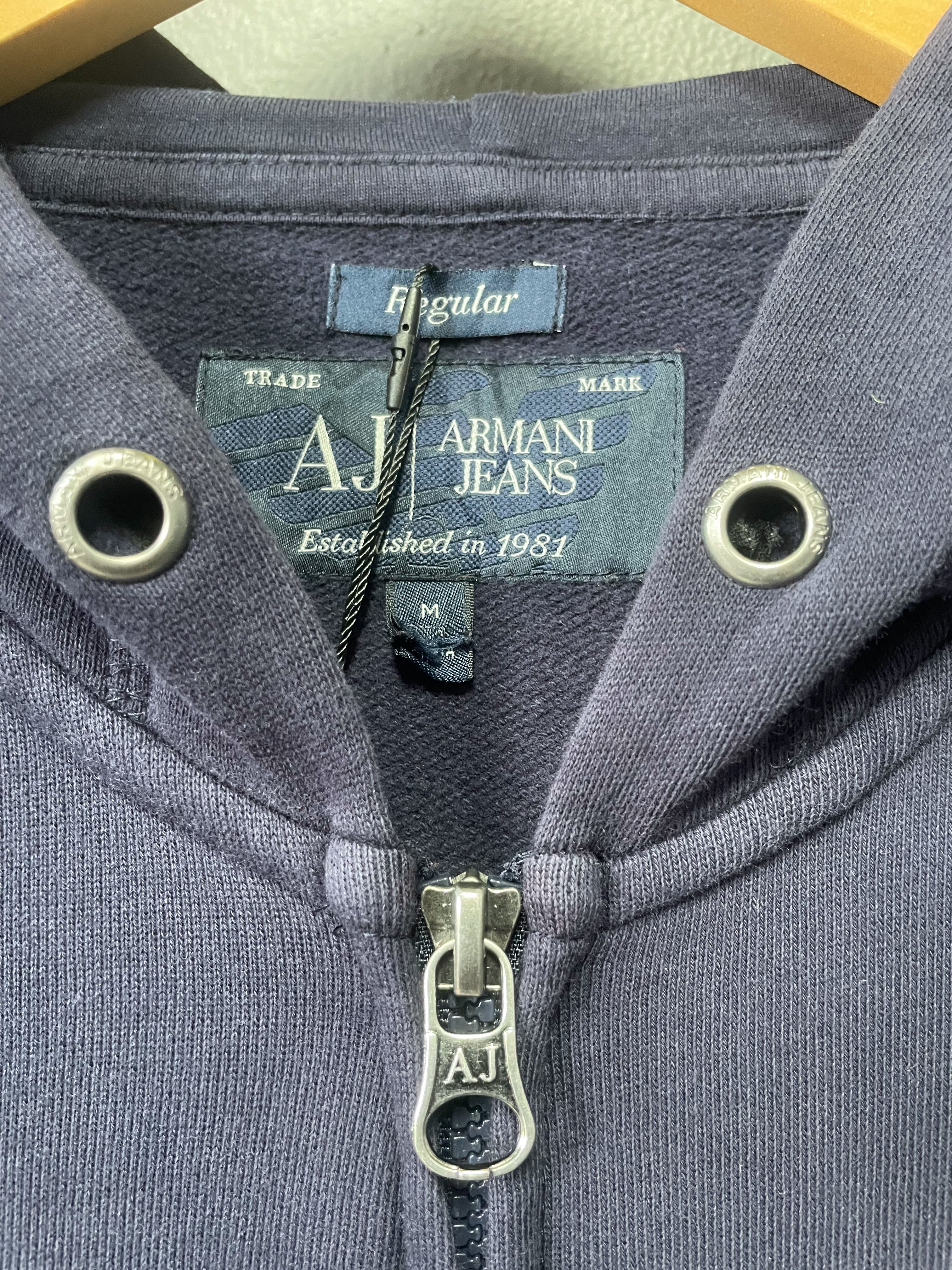 Armani Jeans Zip Hoodie - Medium