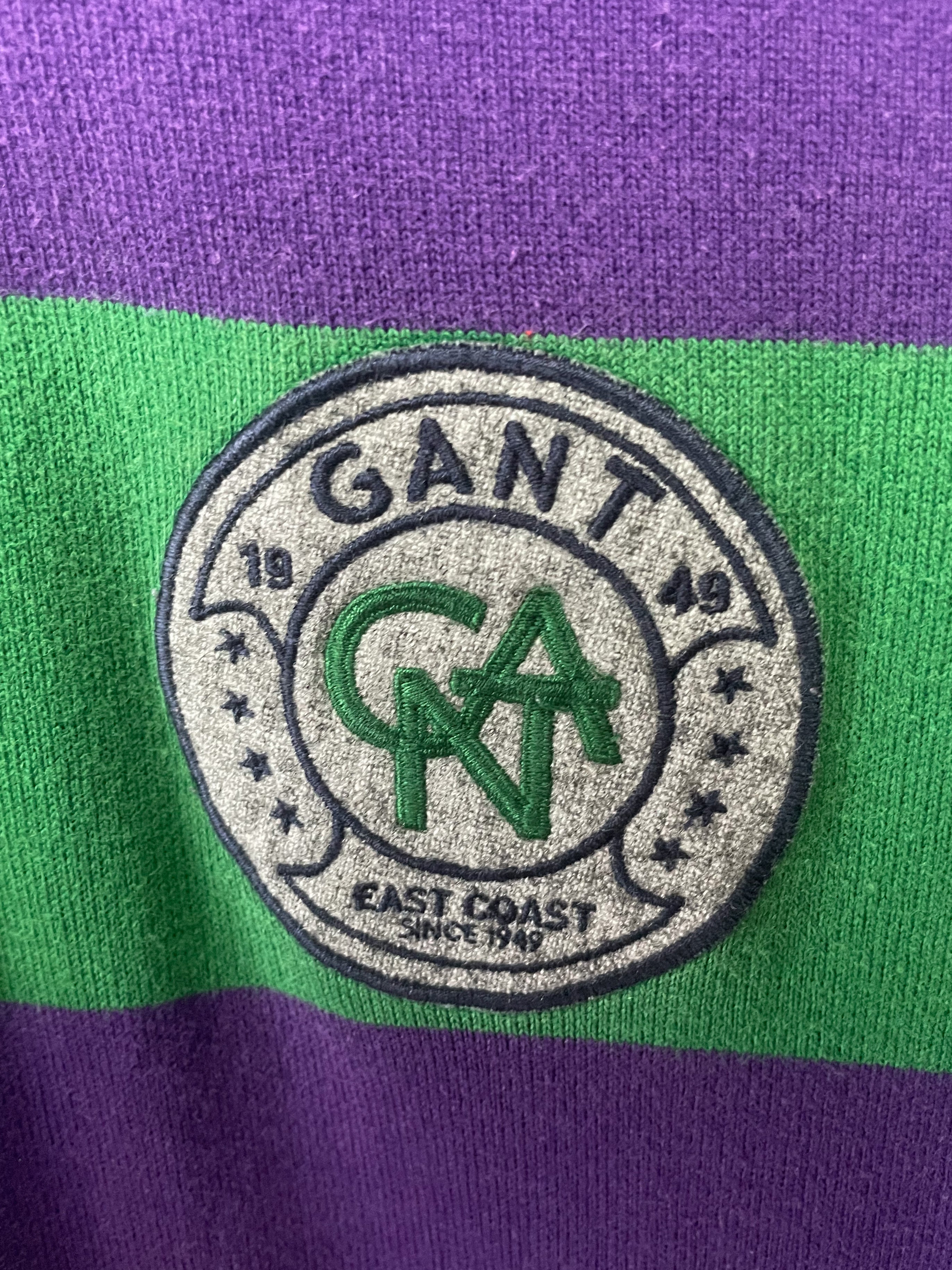 Gant Stripe East Coast L/S Golfer - Small