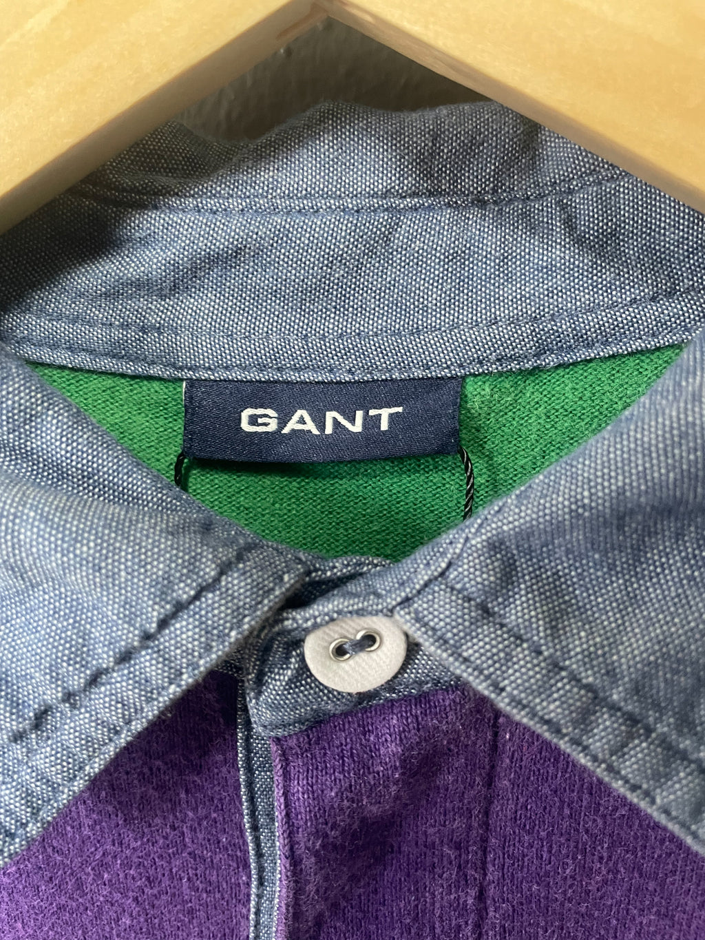 Gant Stripe East Coast L/S Golfer - Small