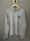 United Colors Of Benetton Plaid L/S Golfer - Large