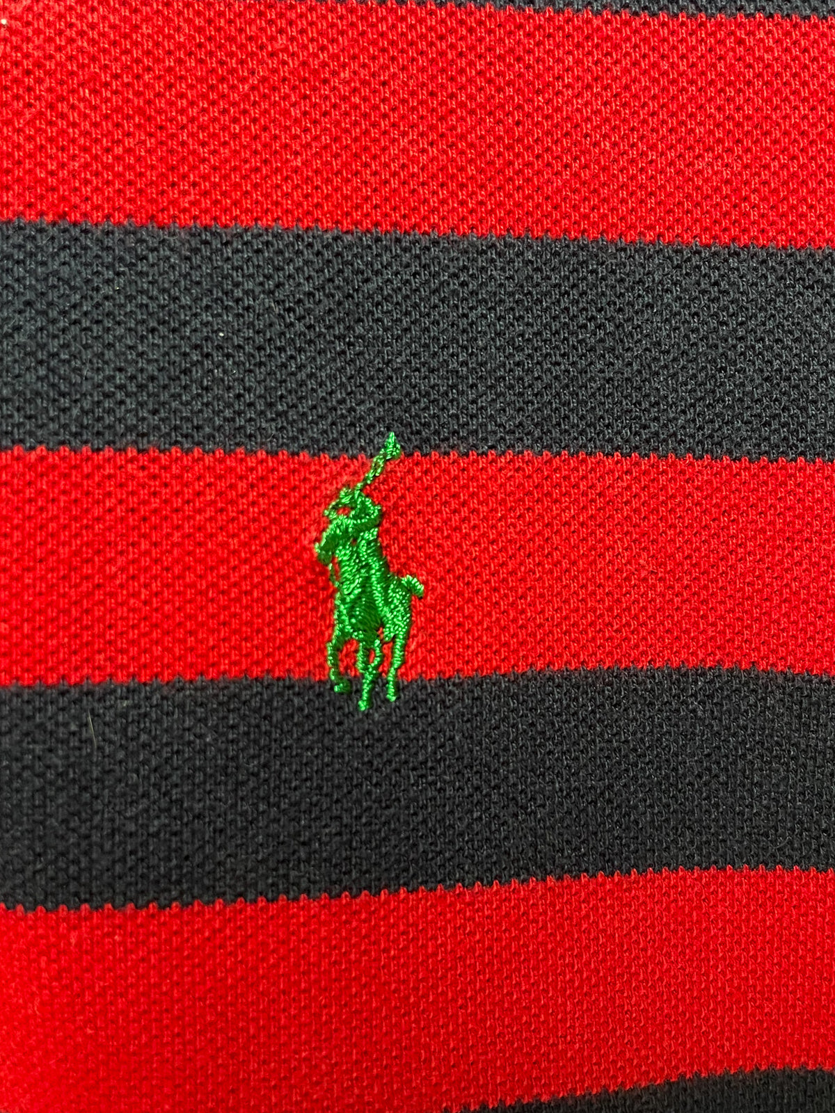 Polo Ralph Lauren Stripe Small Pony S/S Golfer - Large