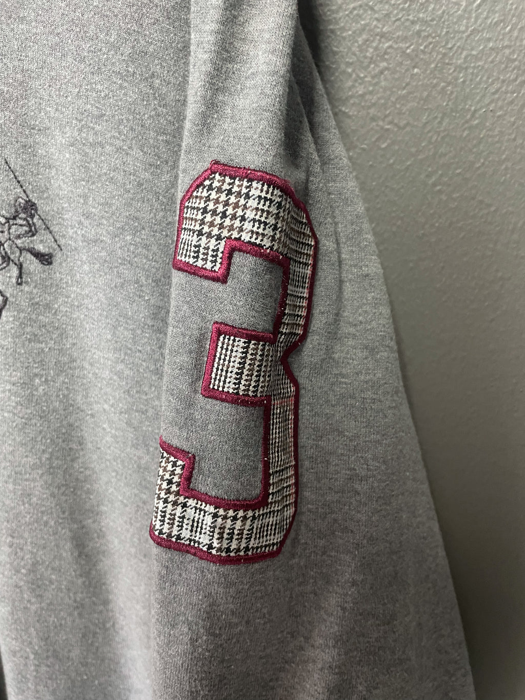 United Colors Of Benetton Plaid L/S Golfer - Large