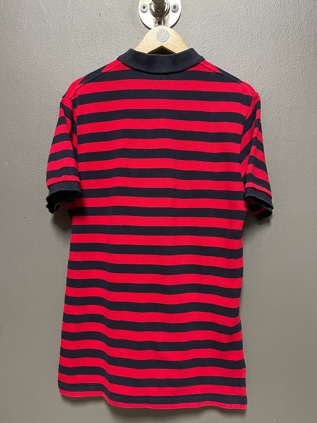 Polo Ralph Lauren Stripe Small Pony S/S Golfer - Large