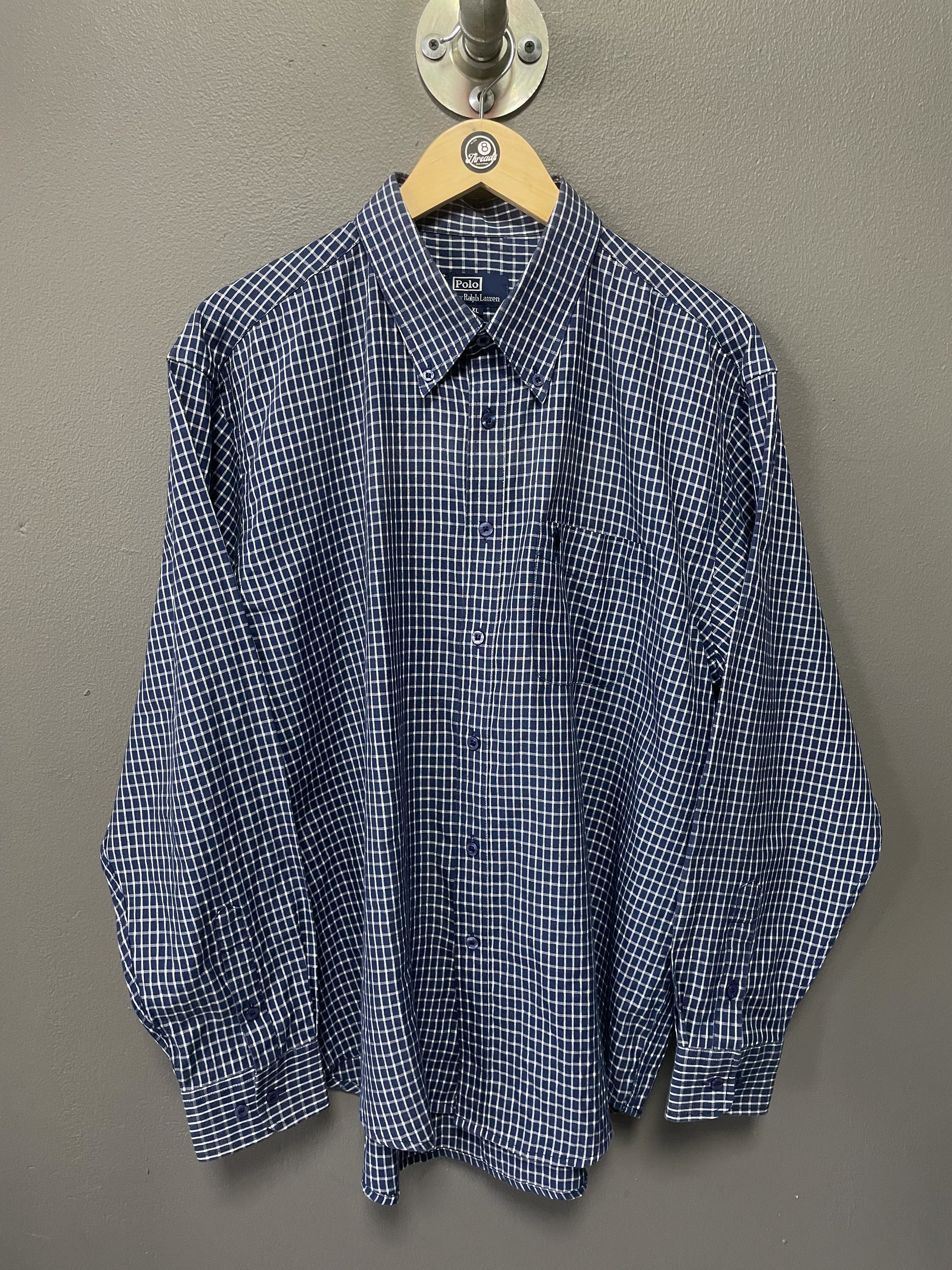 Polo Ralph Lauren Check Small Pony Shirt - Extra Large