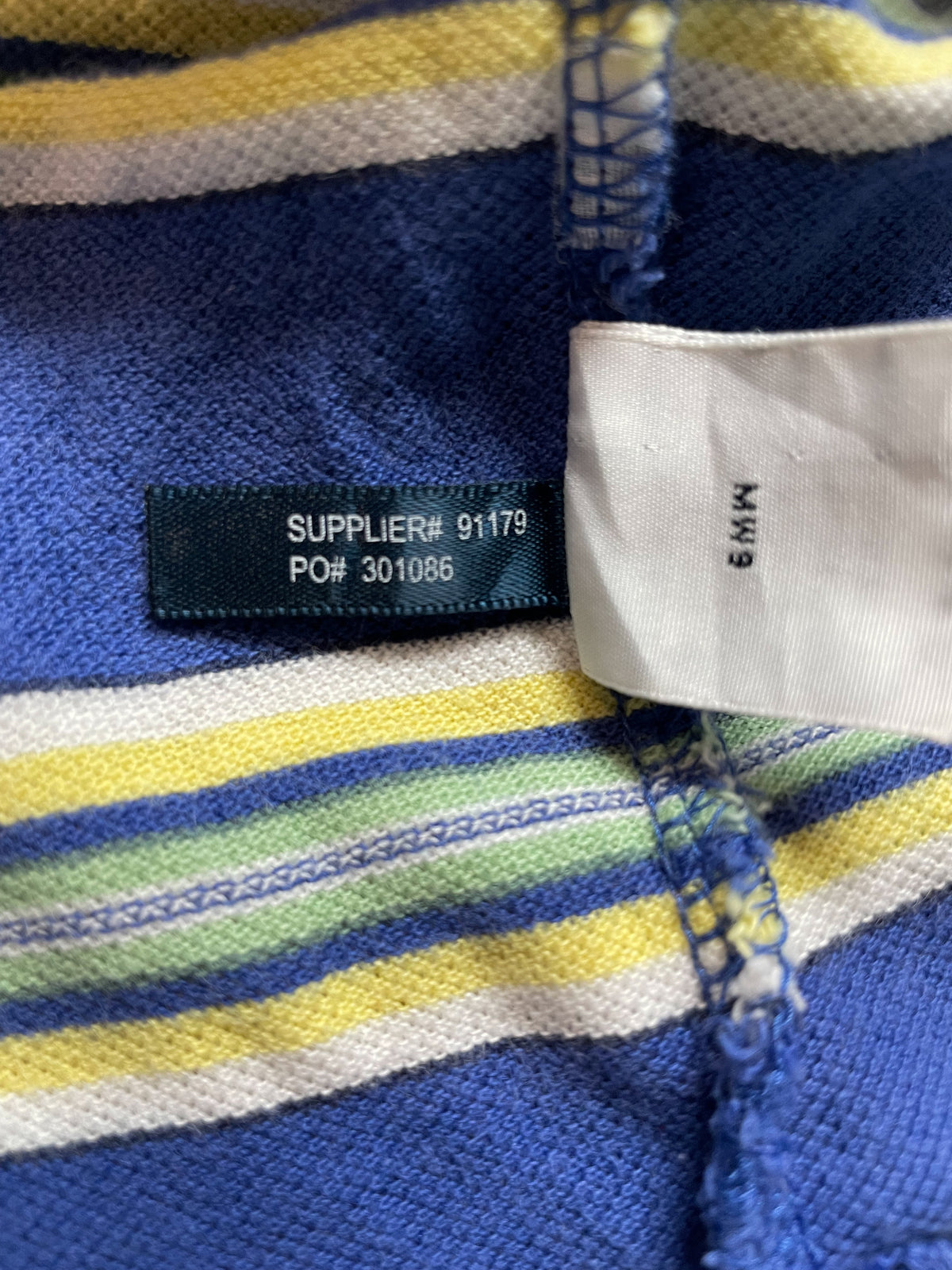 Polo Ralph Lauren Stripe Small Pony S/S Golfer - Medium