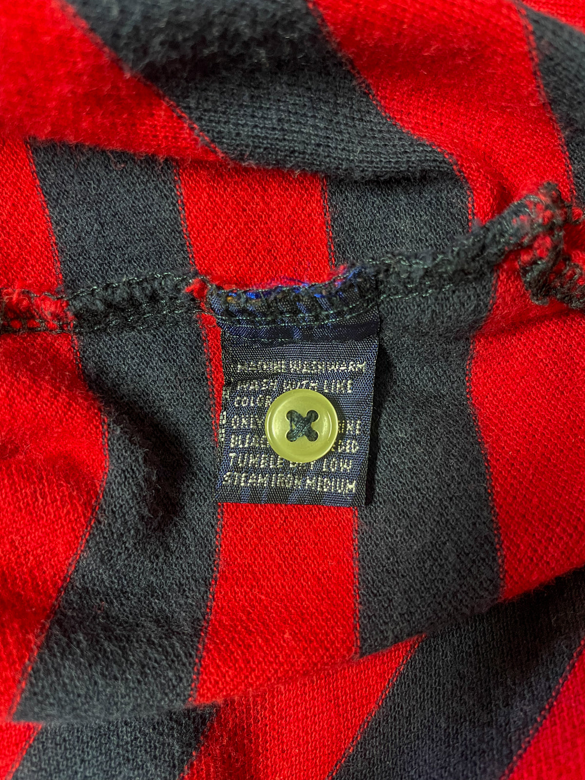 Polo Ralph Lauren Stripe Small Pony S/S Golfer - Large
