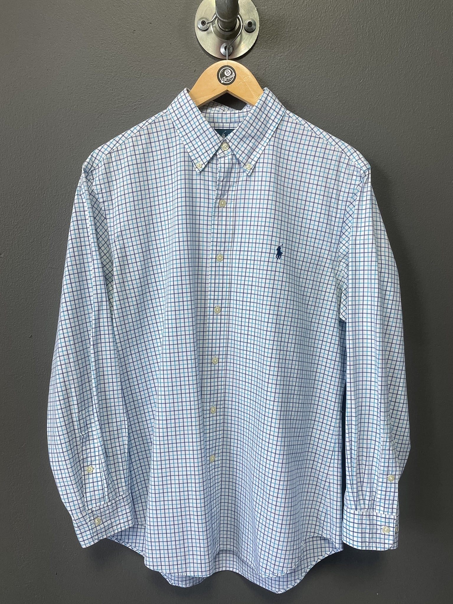 Polo Ralph Lauren Check Small Pony Shirt - Medium