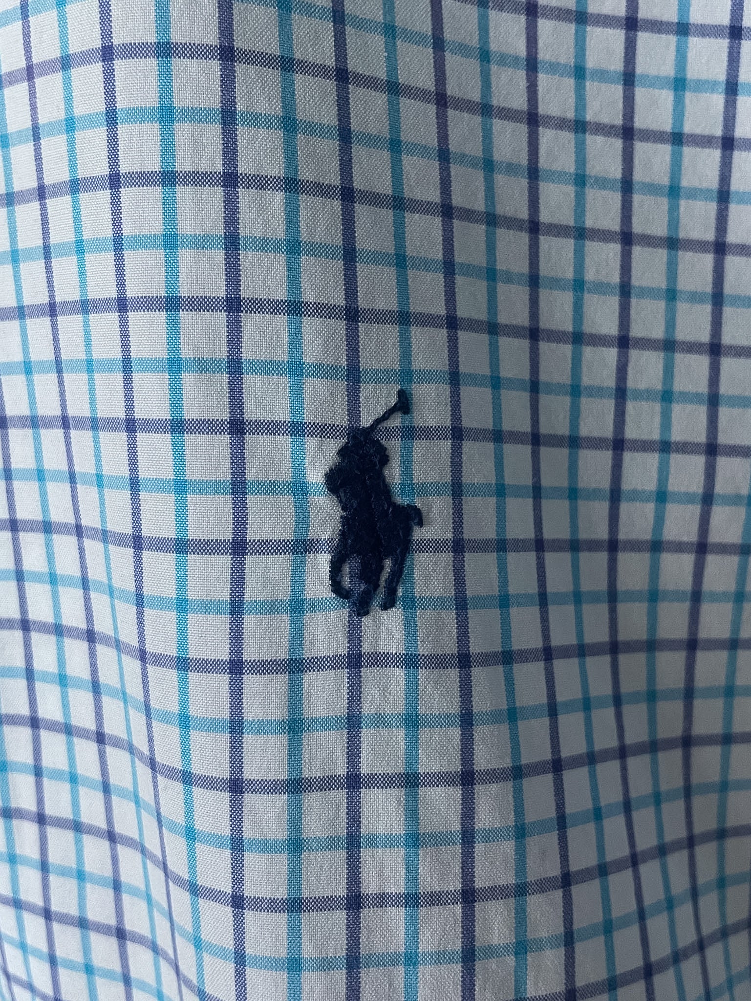Polo Ralph Lauren Check Small Pony Shirt - Medium