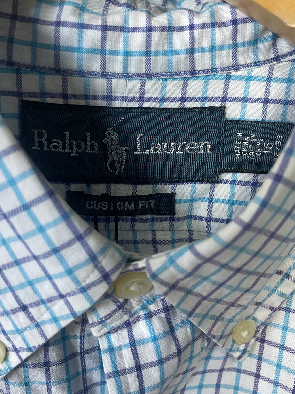 Polo Ralph Lauren Check Small Pony Shirt - Medium