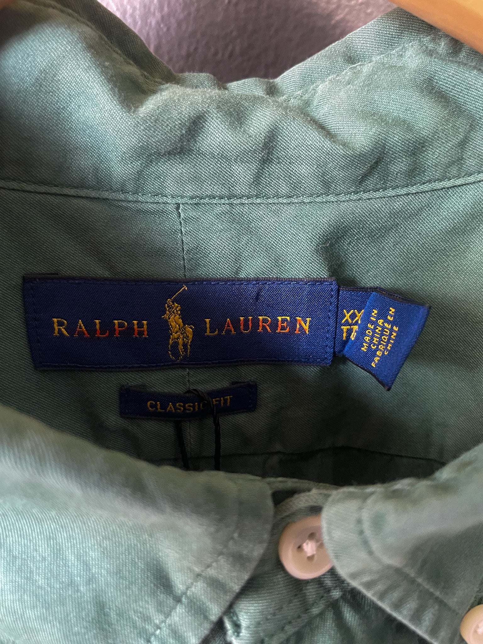 Polo Ralph Lauren Small Pony L/S Shirt - XXL