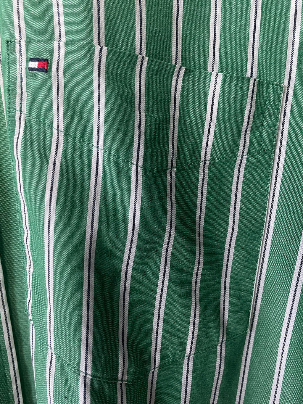 Tommy Hilfiger Striped L/S Shirt - Large