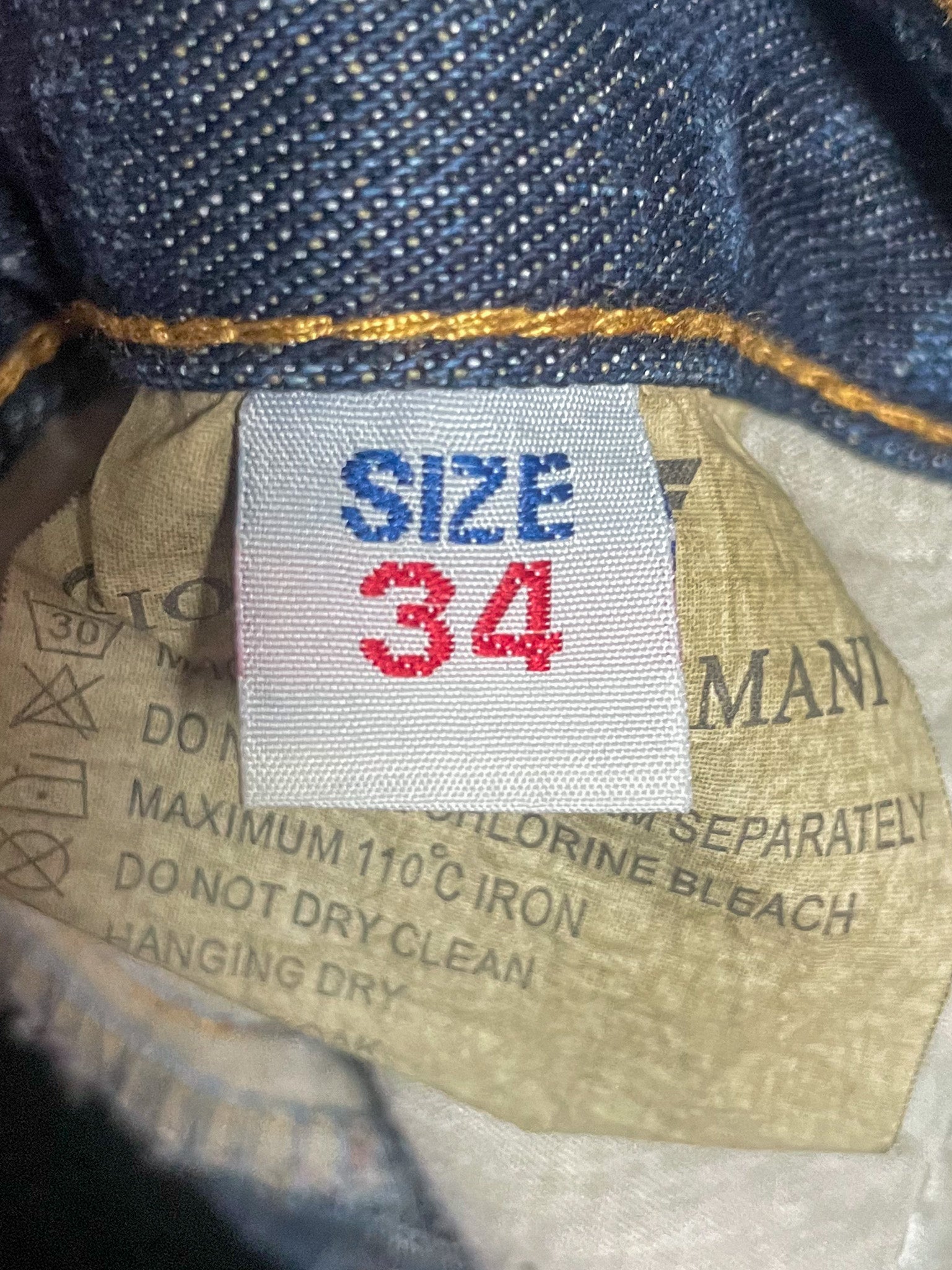 Armani Exchange Denim Jeans - 34 (Large)