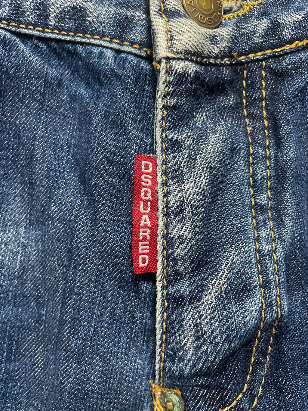 Dsquared Washed Denim Jeans - 32 (Medium)