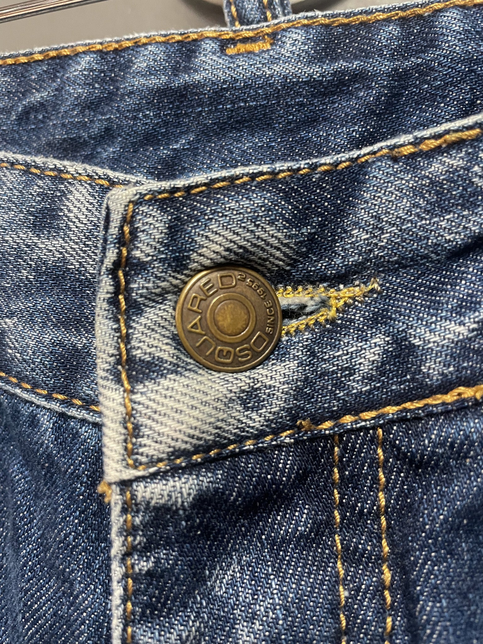 Dsquared Washed Denim Jeans - 32 (Medium)