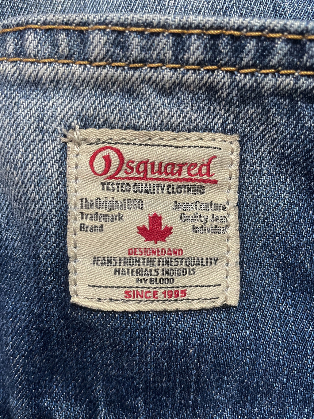 Dsquared Washed Denim Jeans - 32 (Medium)