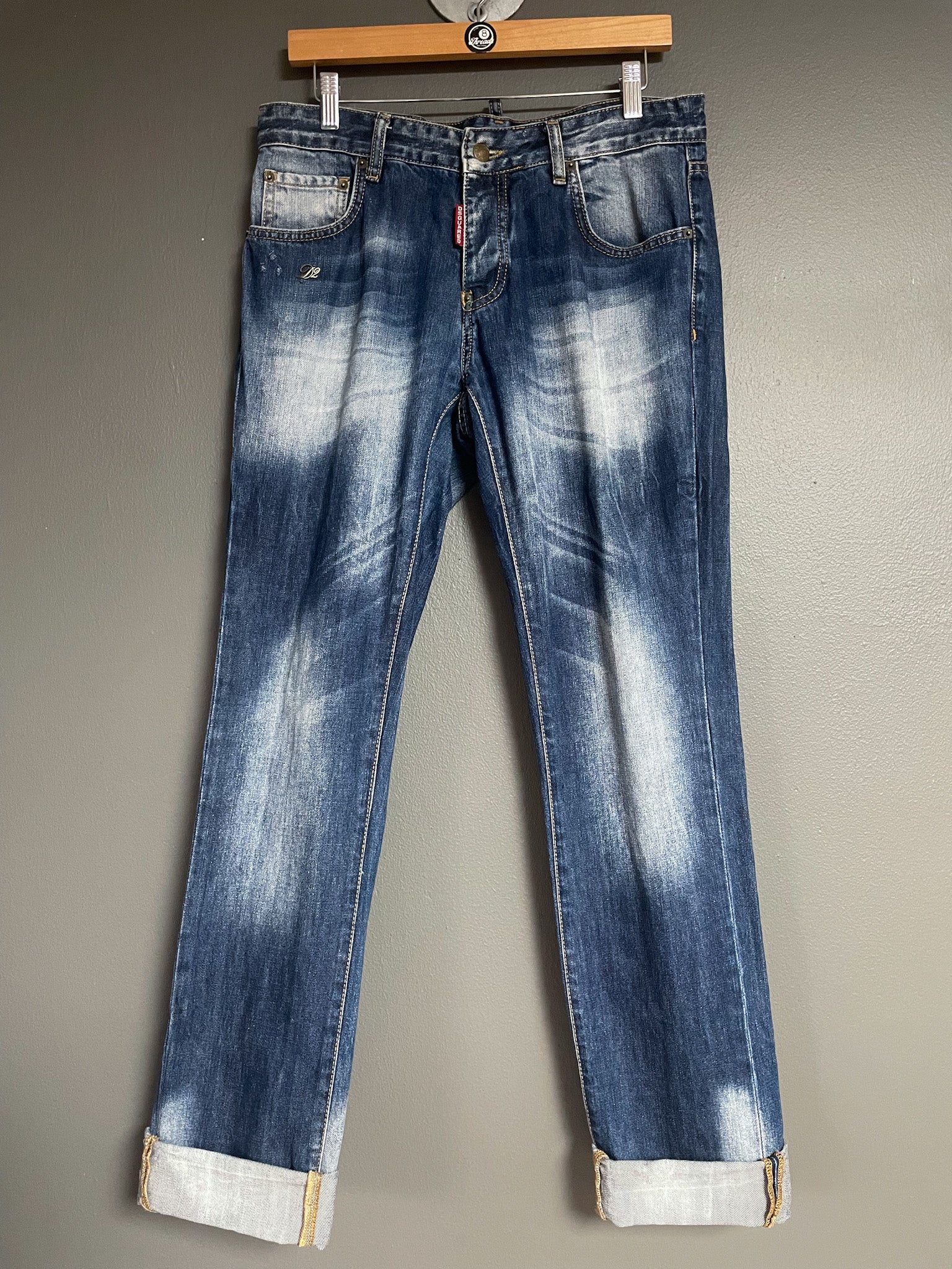 Dsquared Washed Denim Jeans - 32 (Medium)