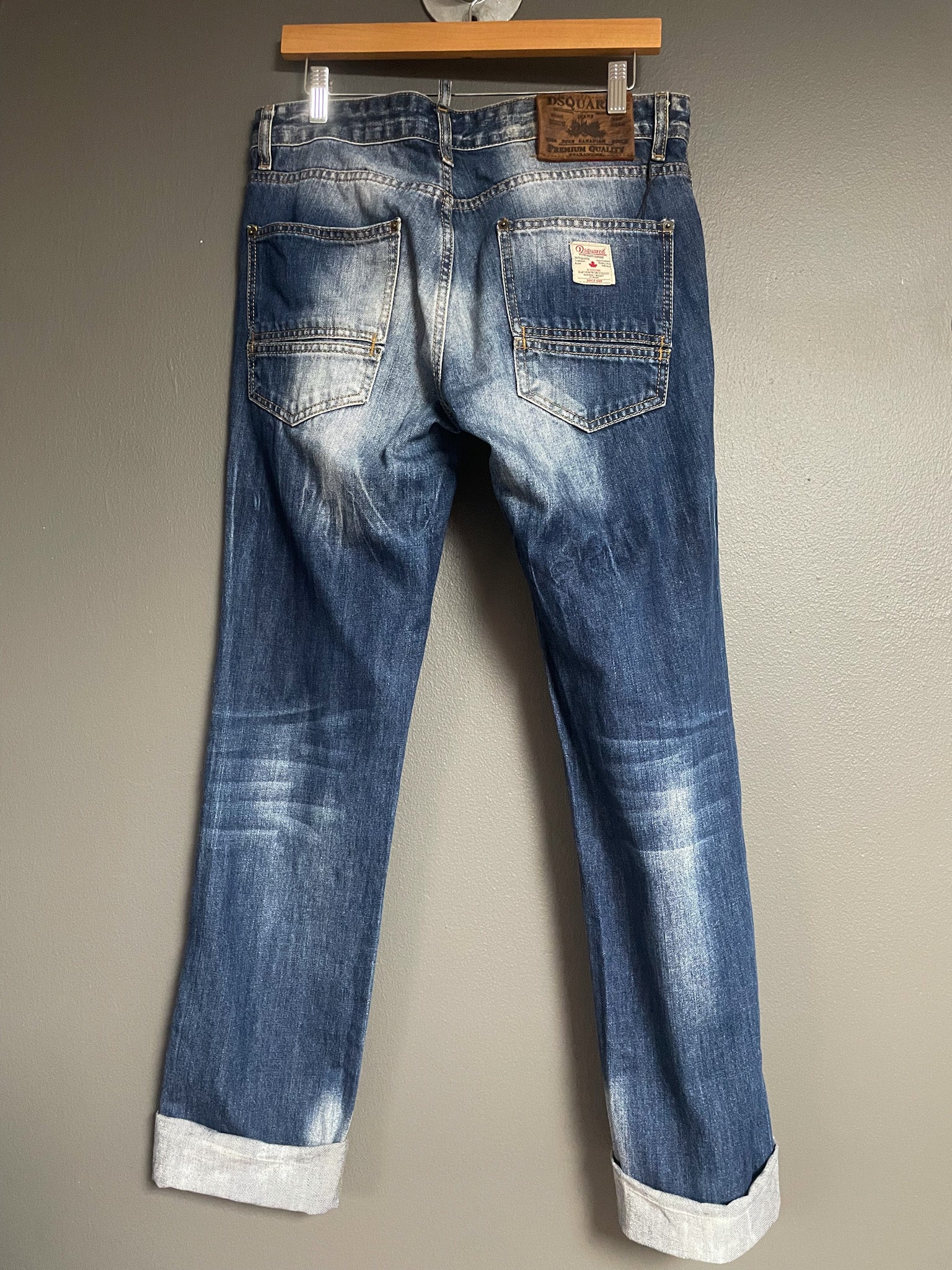 Dsquared Washed Denim Jeans - 32 (Medium)