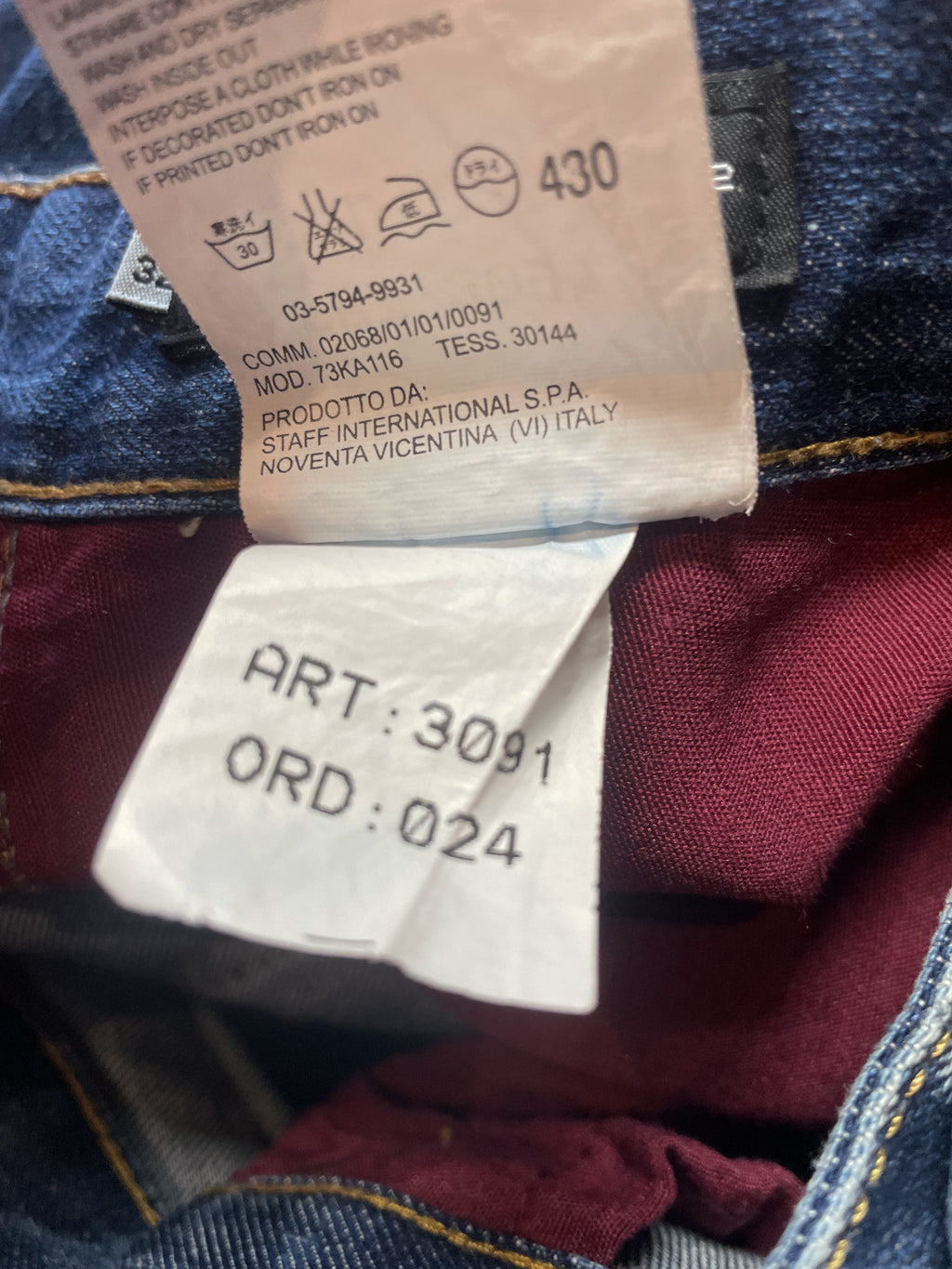 Dsquared Washed Denim Jeans - 32 (Medium)