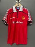 Manchester United 1998/99 Home Umbro Football Jersey - Large