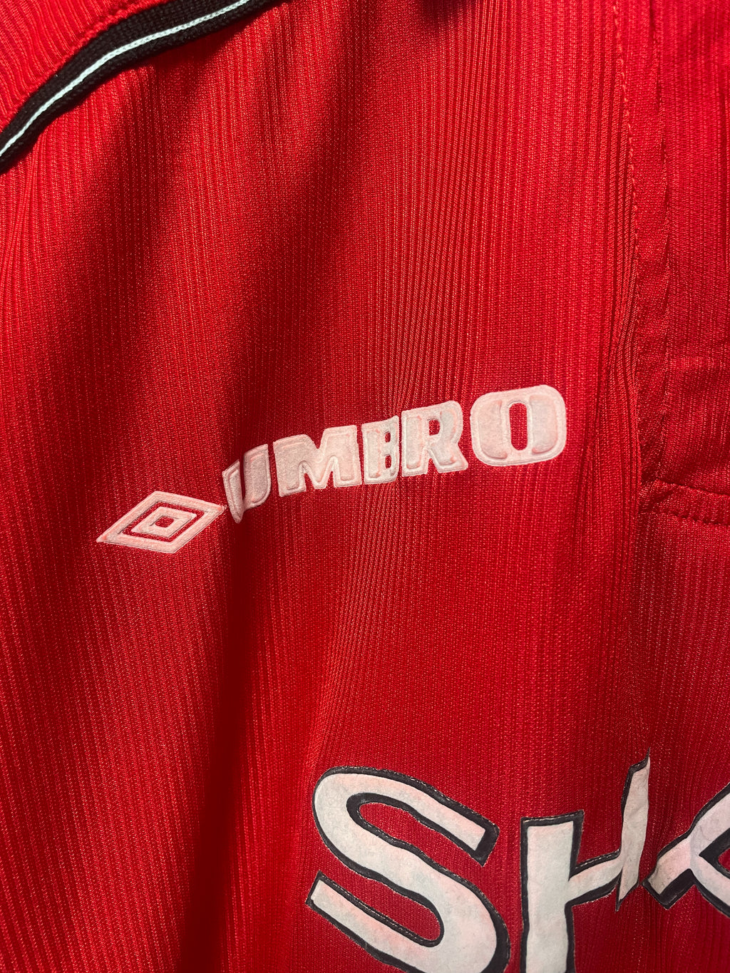 Manchester United 1998/99 Home Umbro Football Jersey - Large