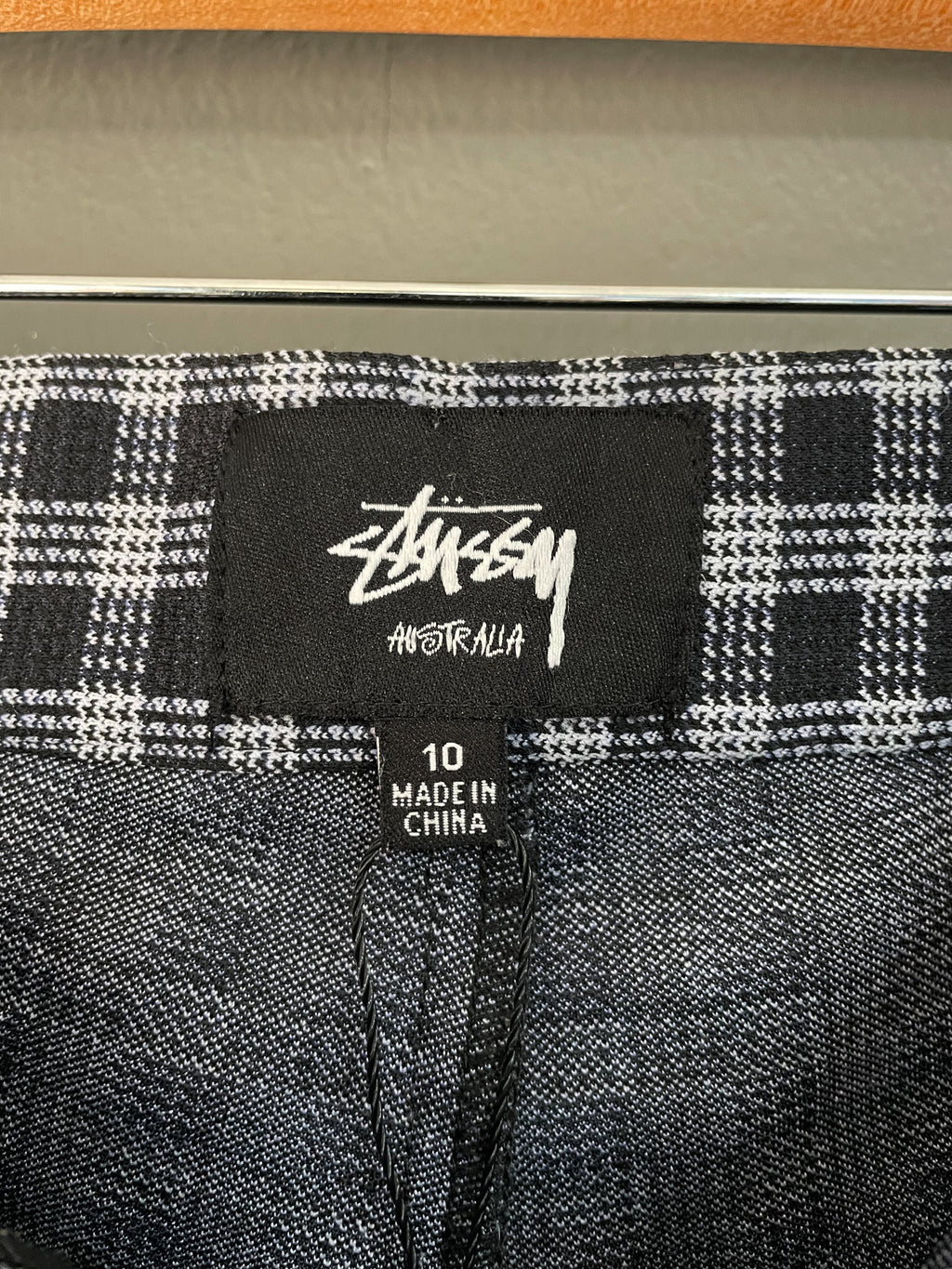 Stussy Check Ladies Pants - XS