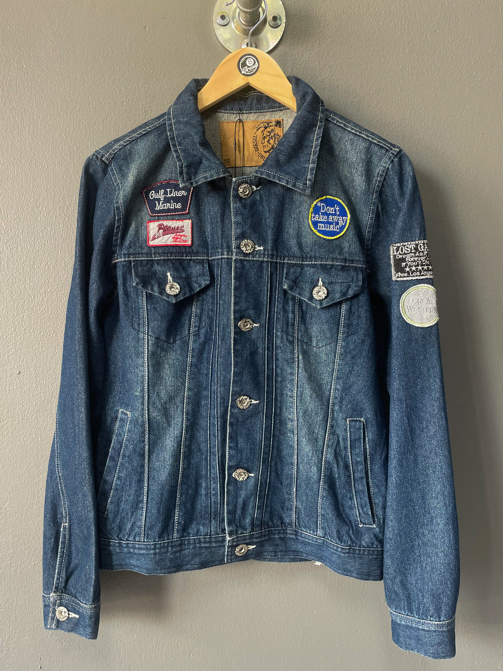 Diesel "Don't Take Away Music" Denim Jacket - Small