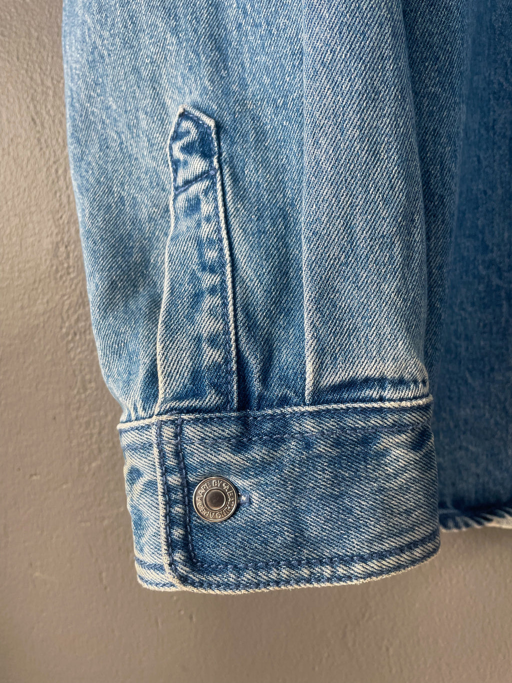 Bape Embossed Denim Jacket - Extra Large