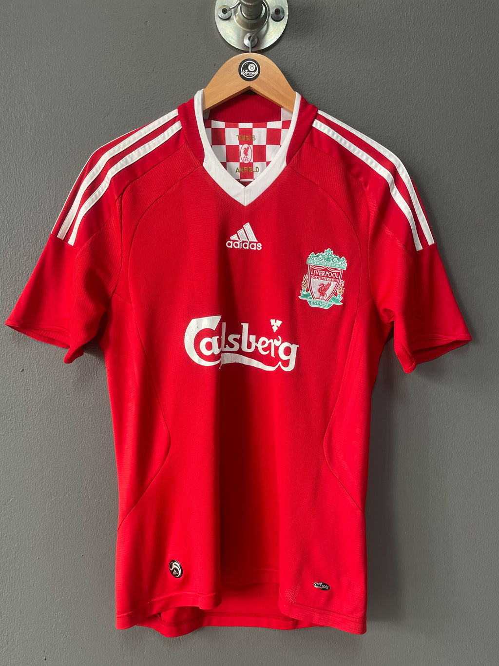 Liverpool FC 2008/09 Adidas Home Football Jersey - Large