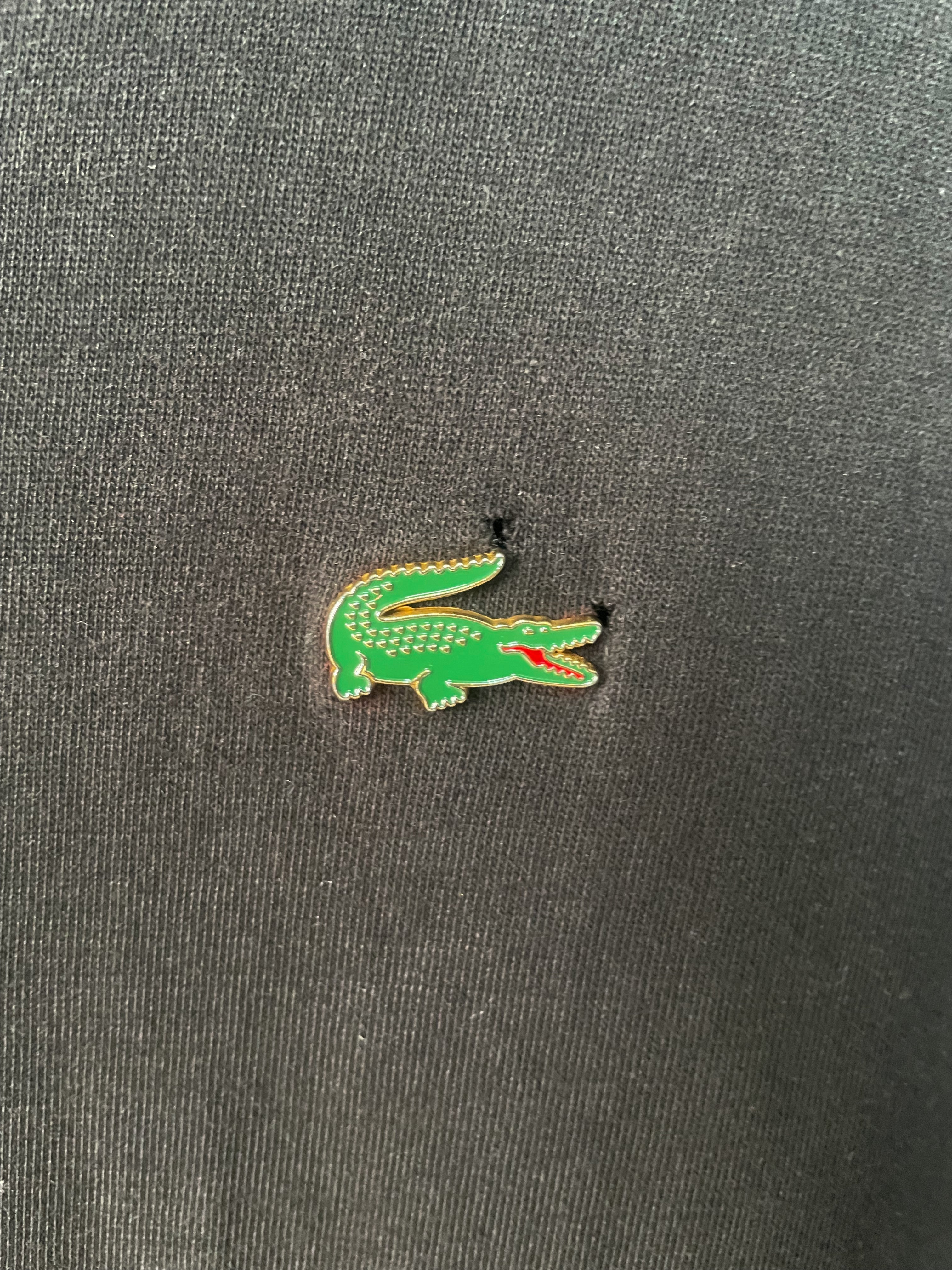 Lacoste Lapel Logo Tee - Medium
