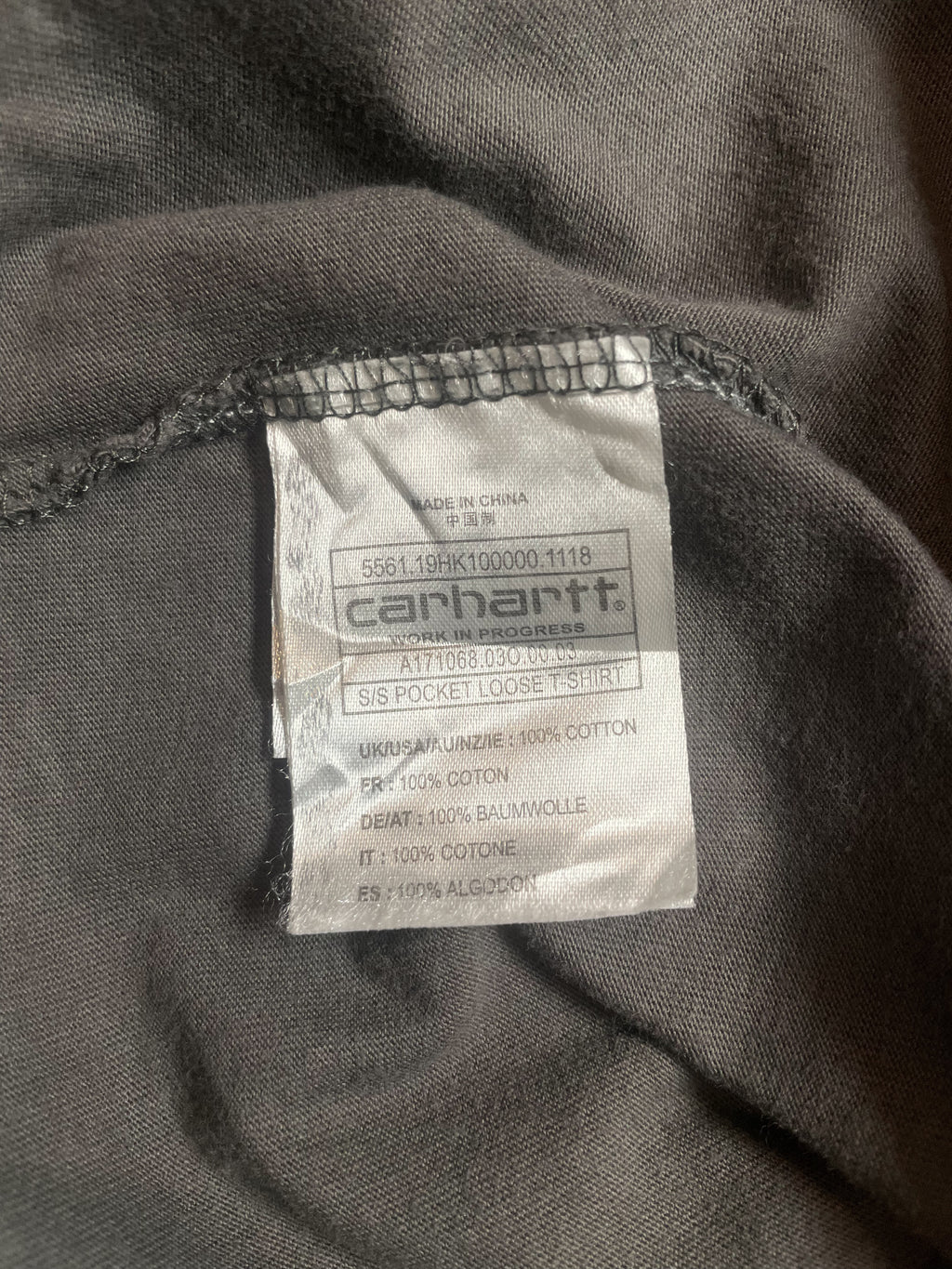 Carhartt Pocket Tee - Small