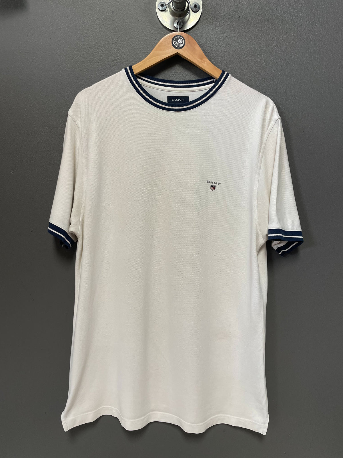 Gant Ribbed Tee - Large