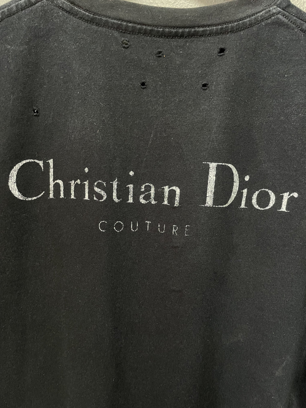 Christian Dior Distressed Couture Tee - Small