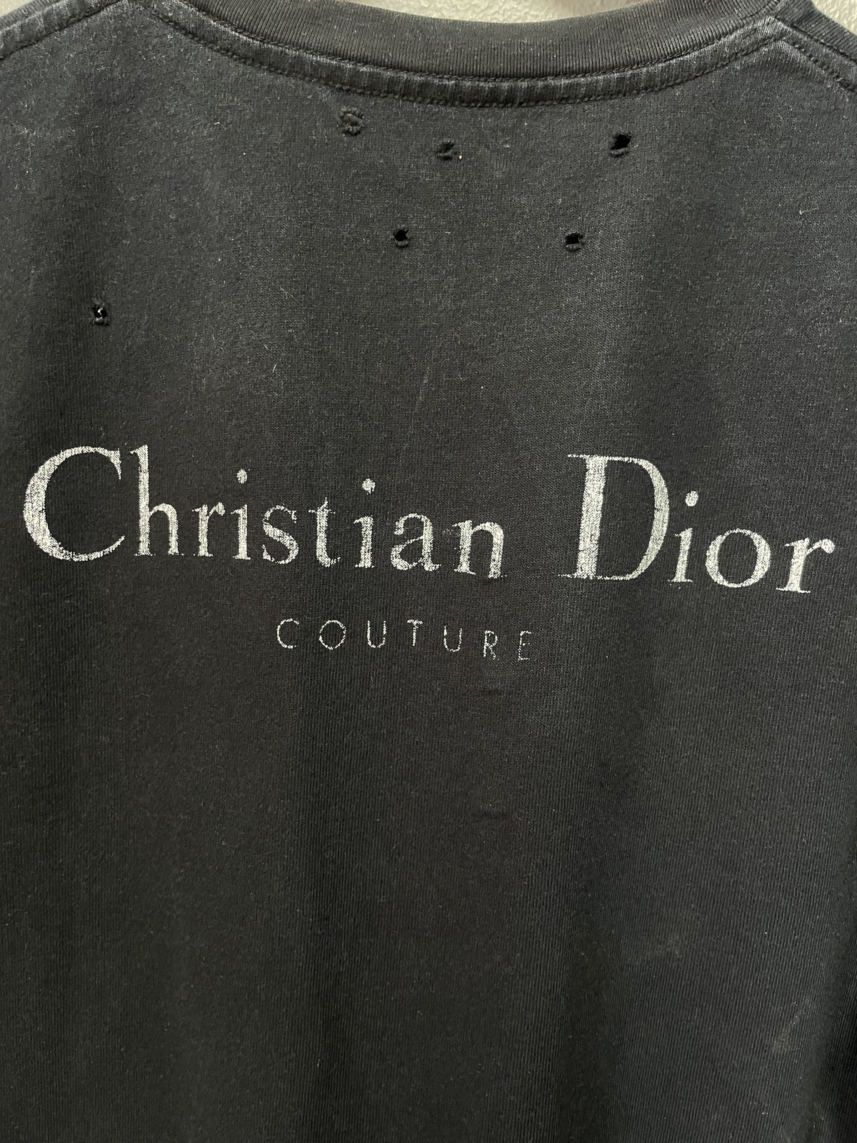 Christian Dior Distressed Couture Tee - Small