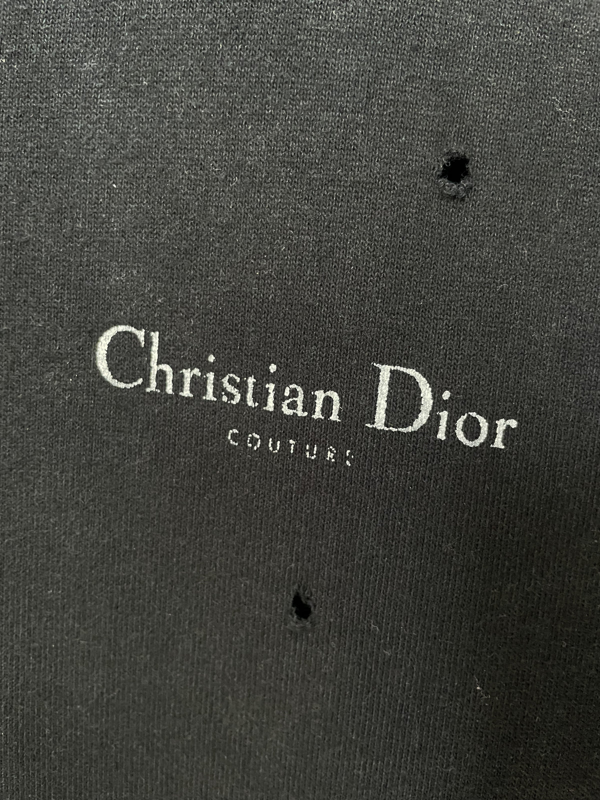 Christian Dior Distressed Couture Tee - Small