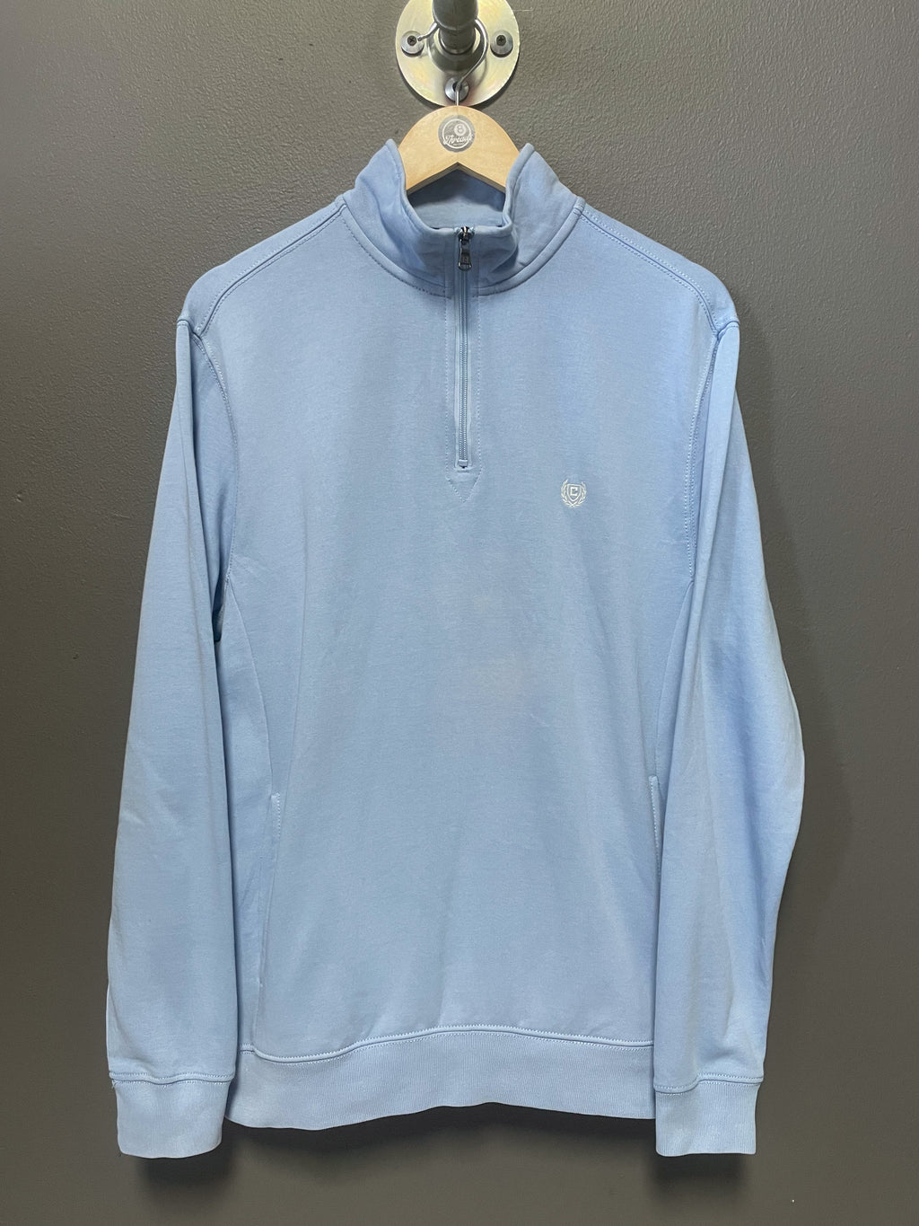 Chaps Ralph Lauren 1/4 Zip Crest Sweater - Medium