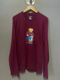 Polo Ralph Lauren Christmas Bear L/S Tee - Small