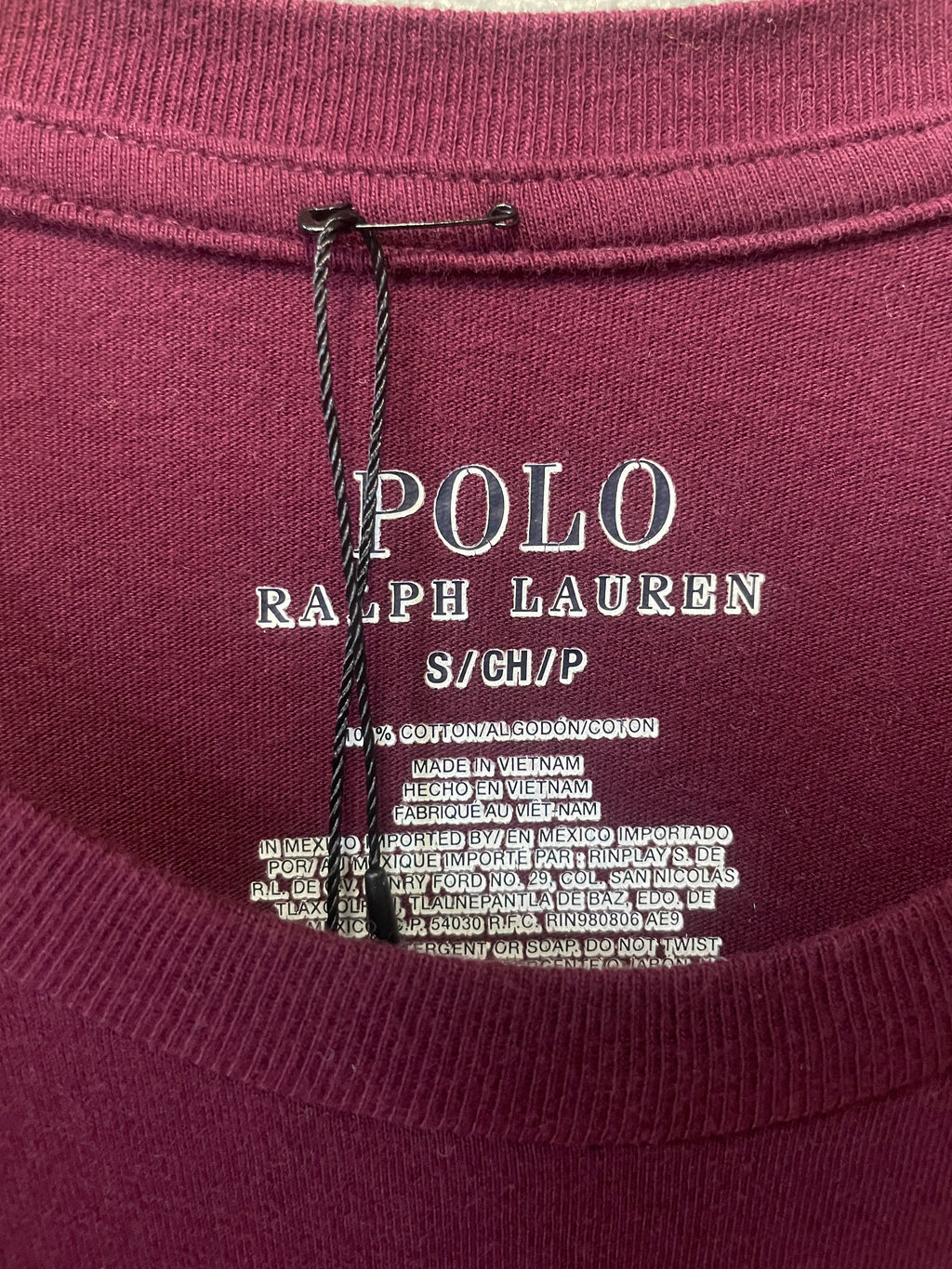 Polo Ralph Lauren Christmas Bear L/S Tee - Small