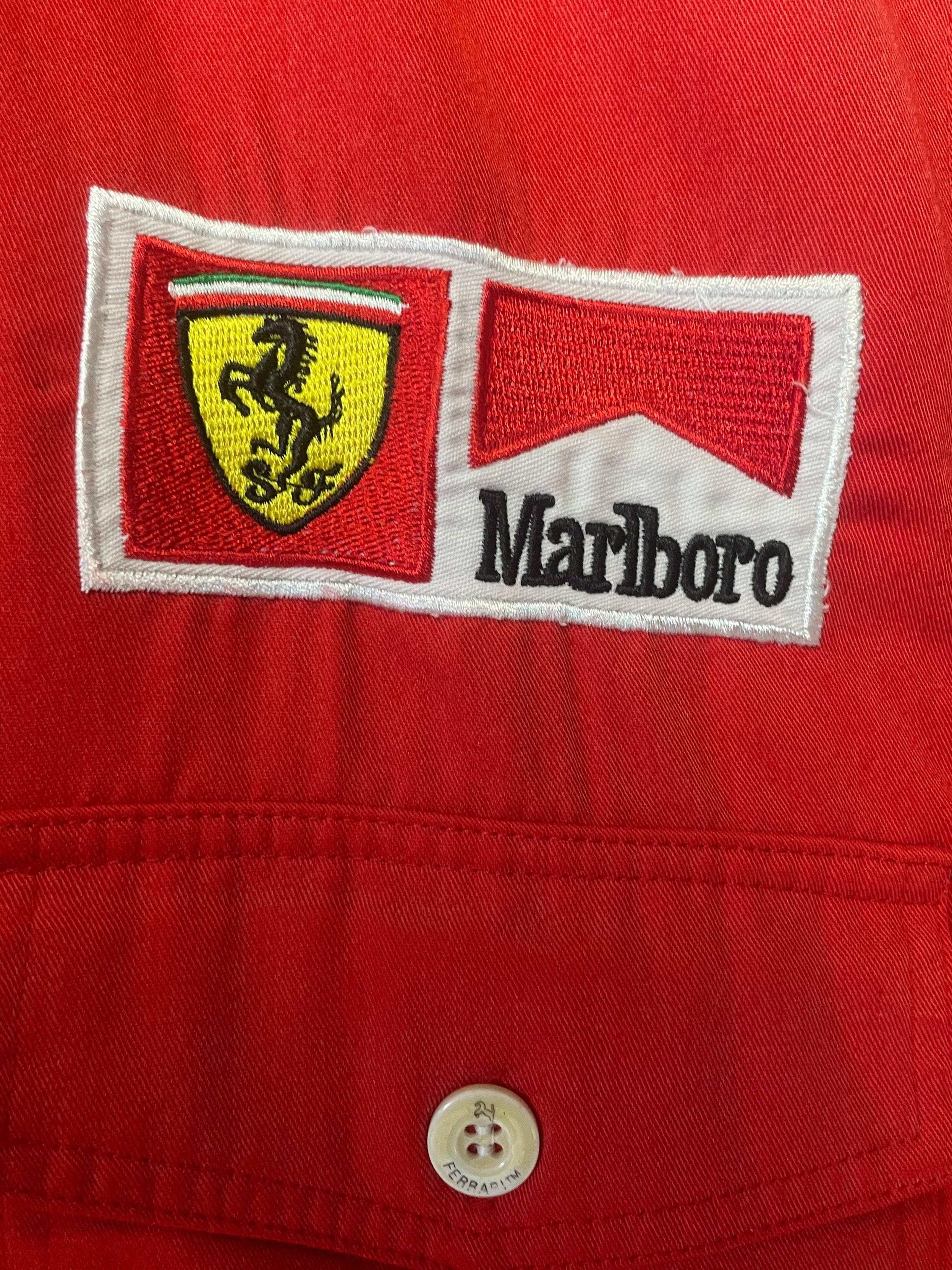 Vintage Ferrari Marlboro F1 Pit Crew Shirt - Large