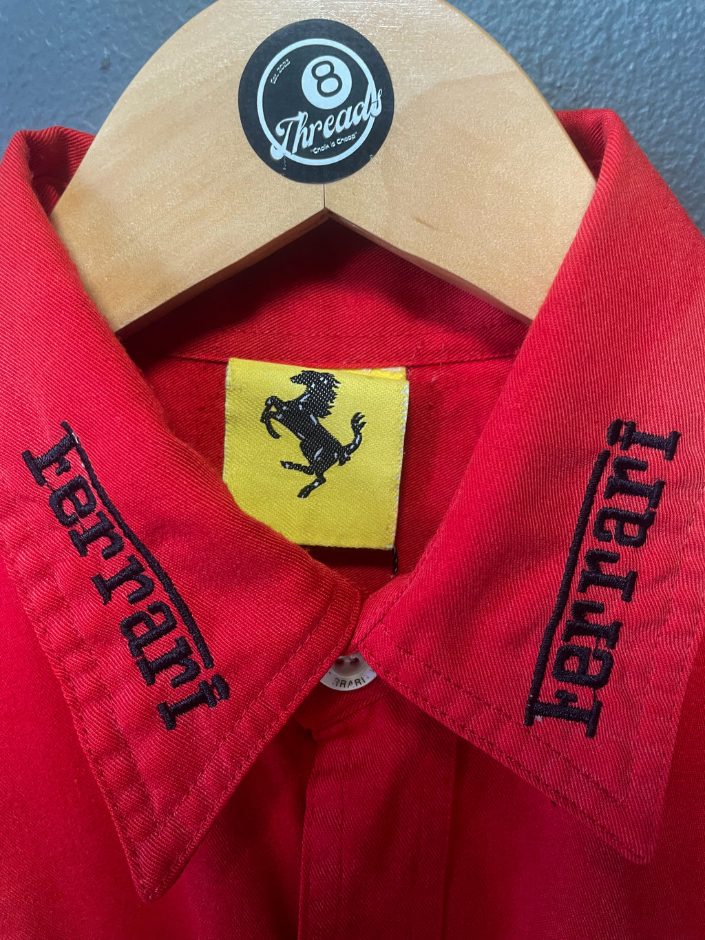 Vintage Ferrari Marlboro F1 Pit Crew Shirt - Large