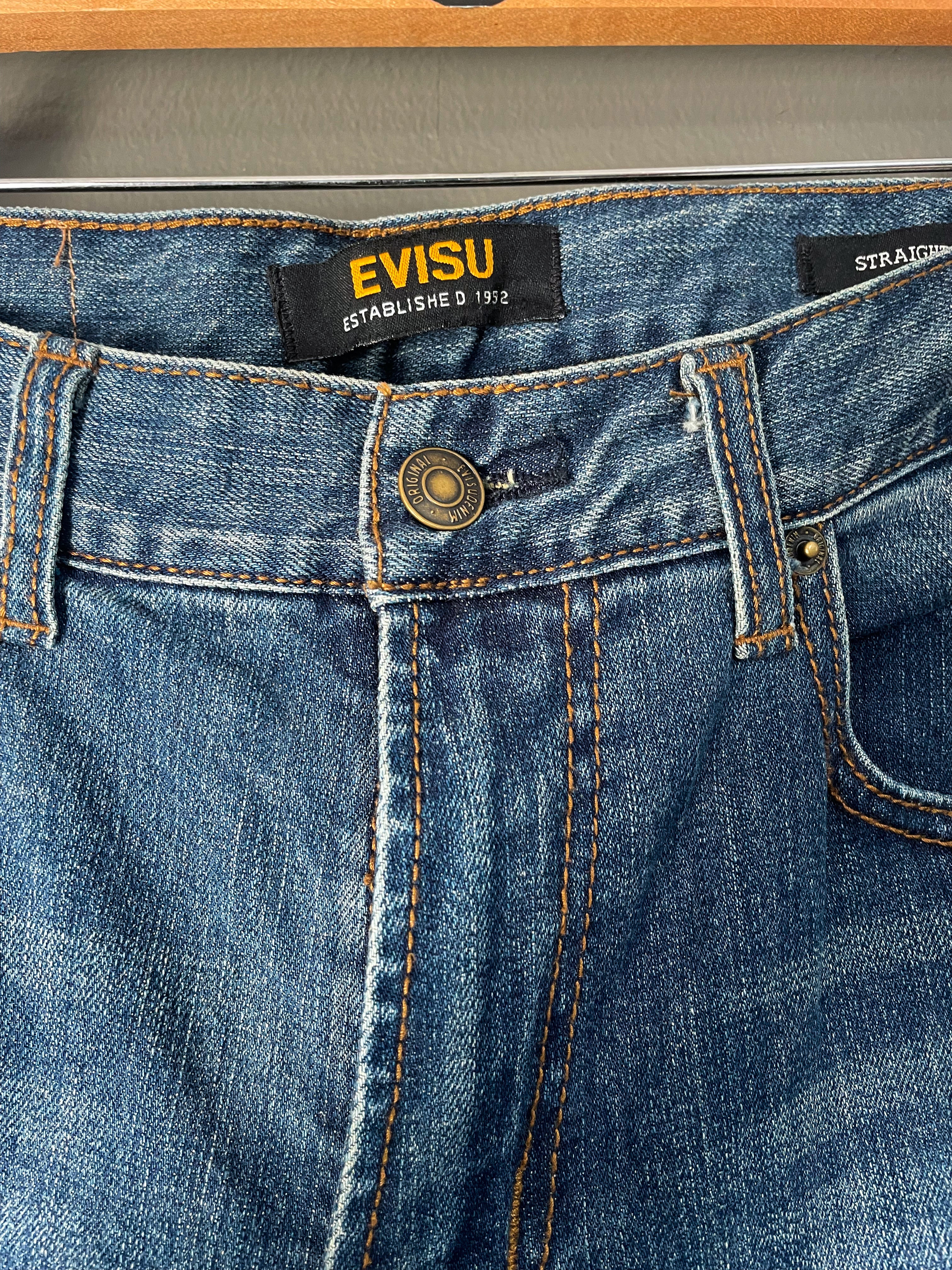 Evisu Seagull Denim Jeans - 30 (Small)