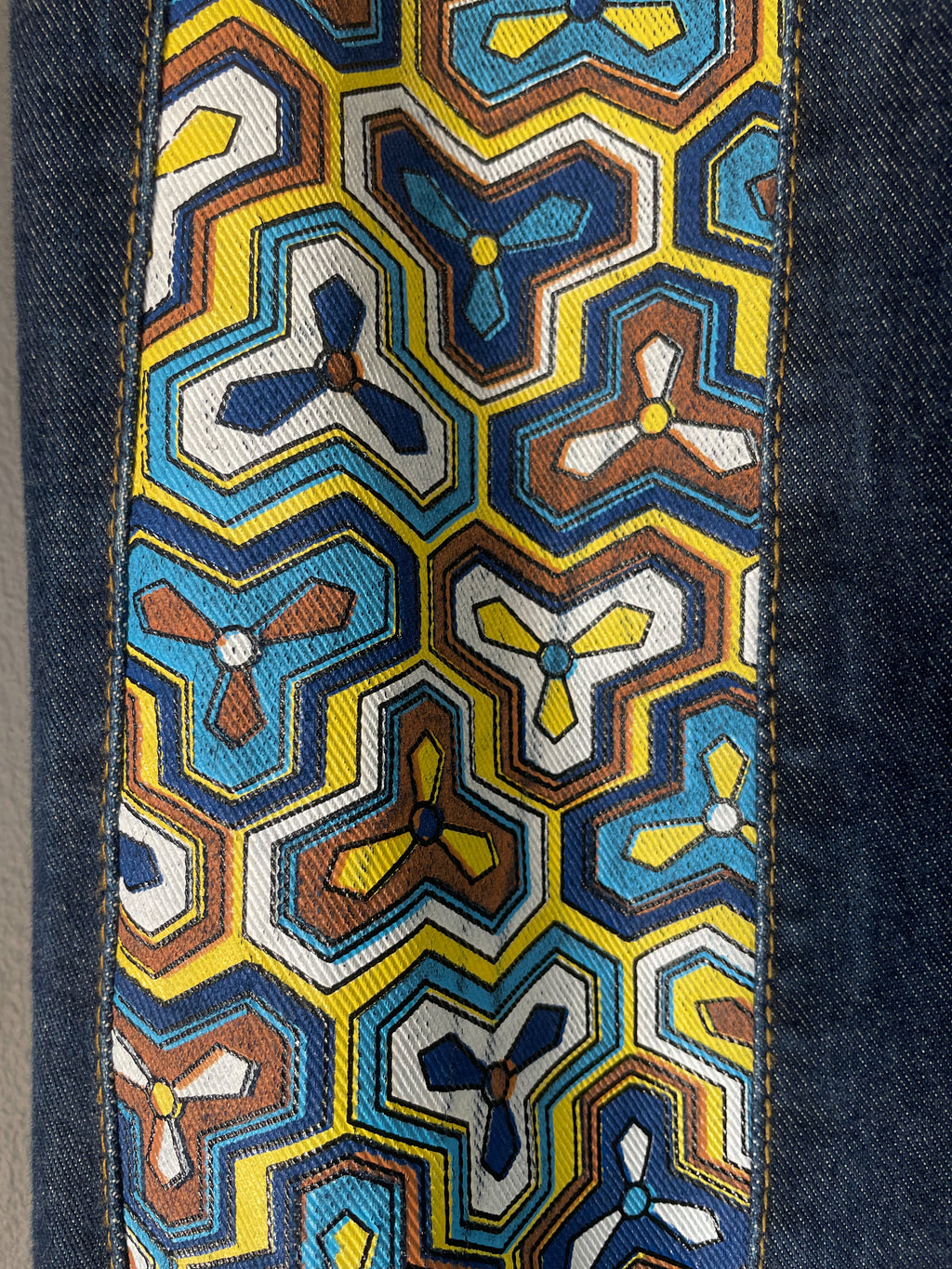 Evisu Daicock Kaleidoscope Japan Denim Jeans - Size 28 (Small)
