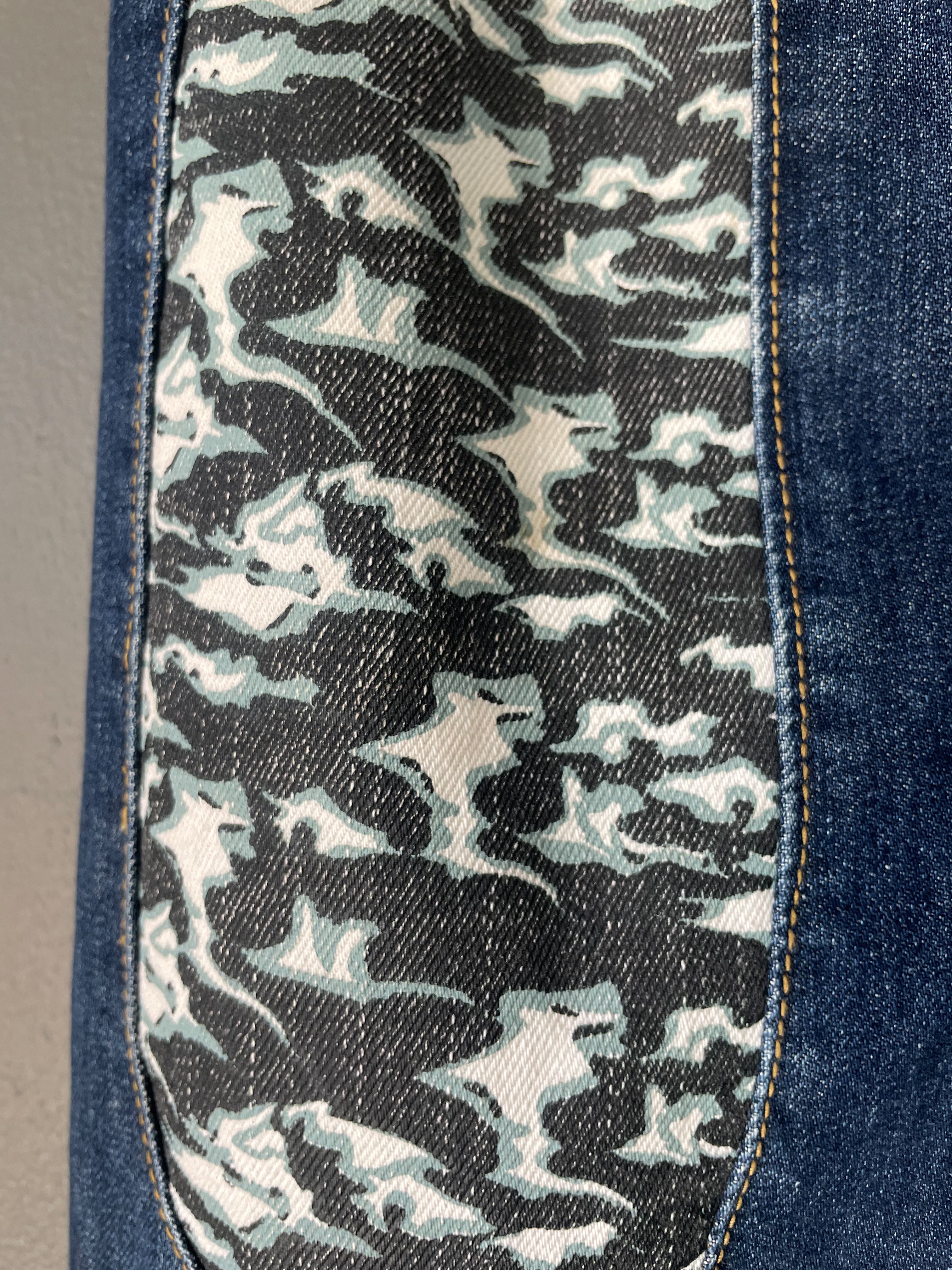 Evisu Diacock Camo Japan Denim Jeans - Size 33