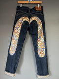 Evisu Daicock Kaleidoscope Denim Jeans - 30 (Small)
