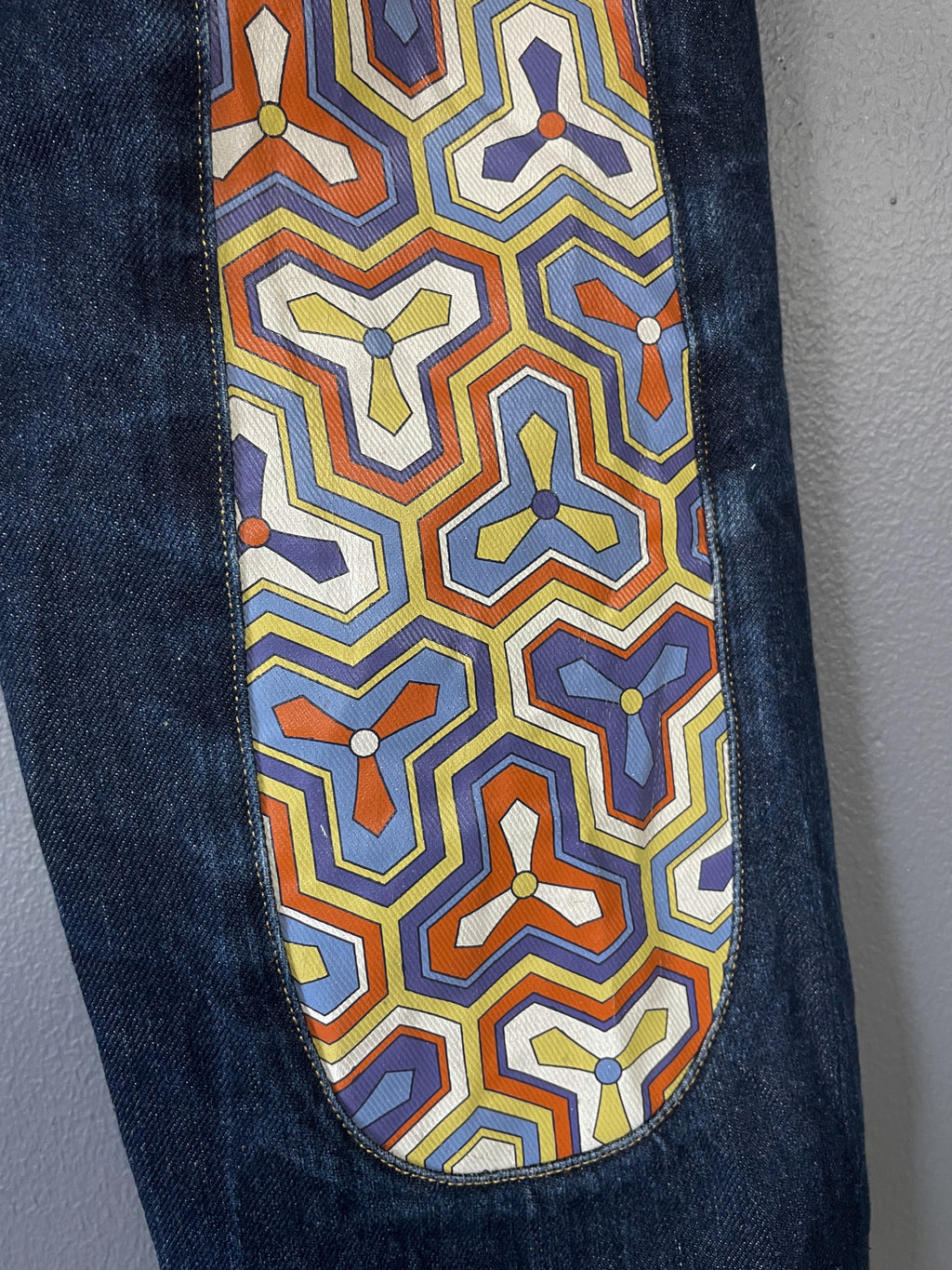 Evisu Daicock Kaleidoscope Denim Jeans - 30 (Small)